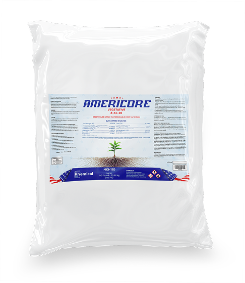 Americore Vegetative 8-14-26 Greenhouse Grade Water Soluble Crop Nutrition